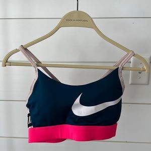 Nike, medium, sports bra with pads, worn once.
